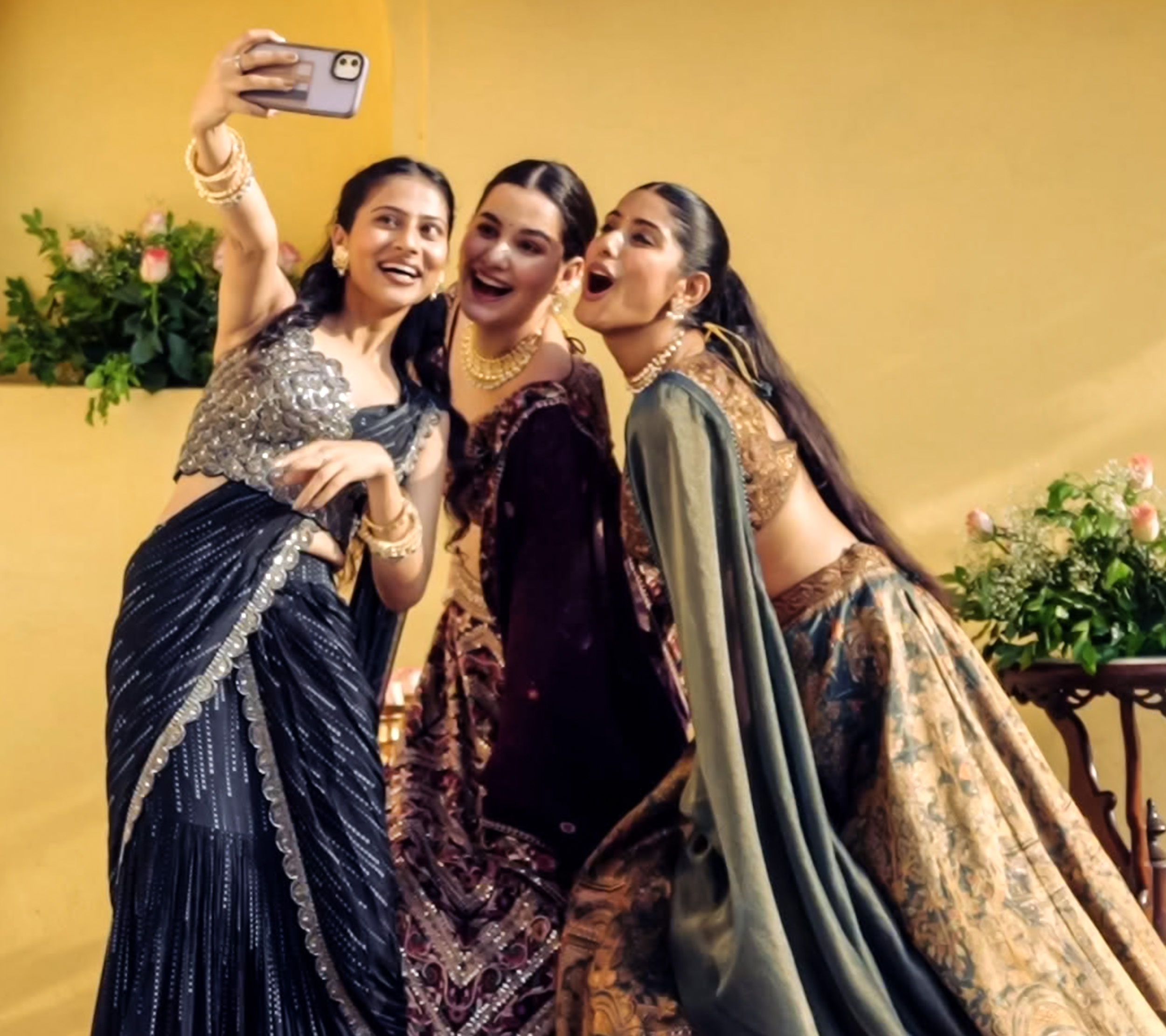 Explore Stunning Colour Combinations to Elevate Your Black Designer Saree