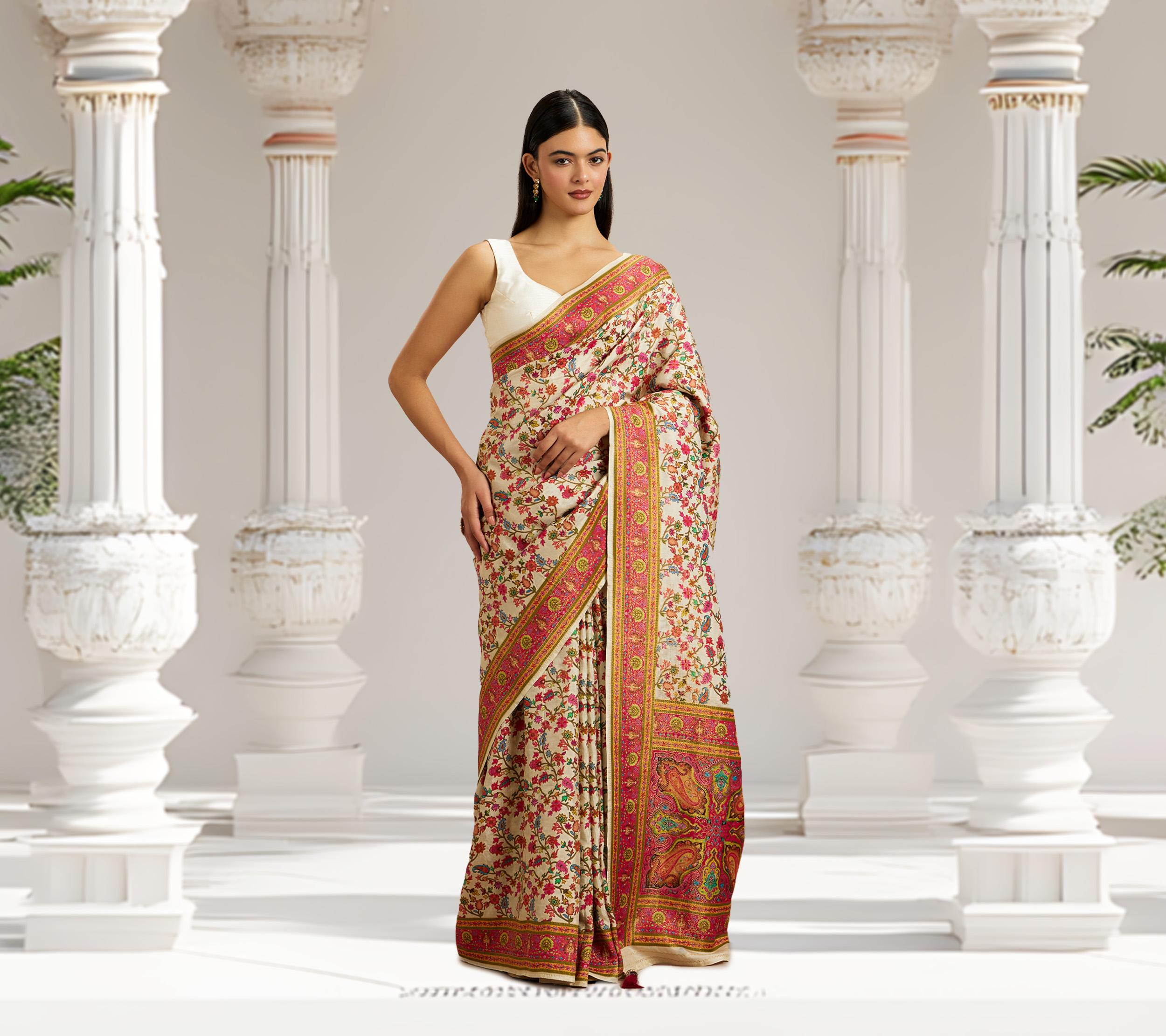 The Floral Revolution: Transforming Your Look with a Floral Print Saree