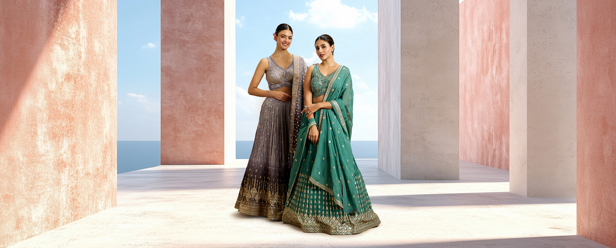 womens in lehenga