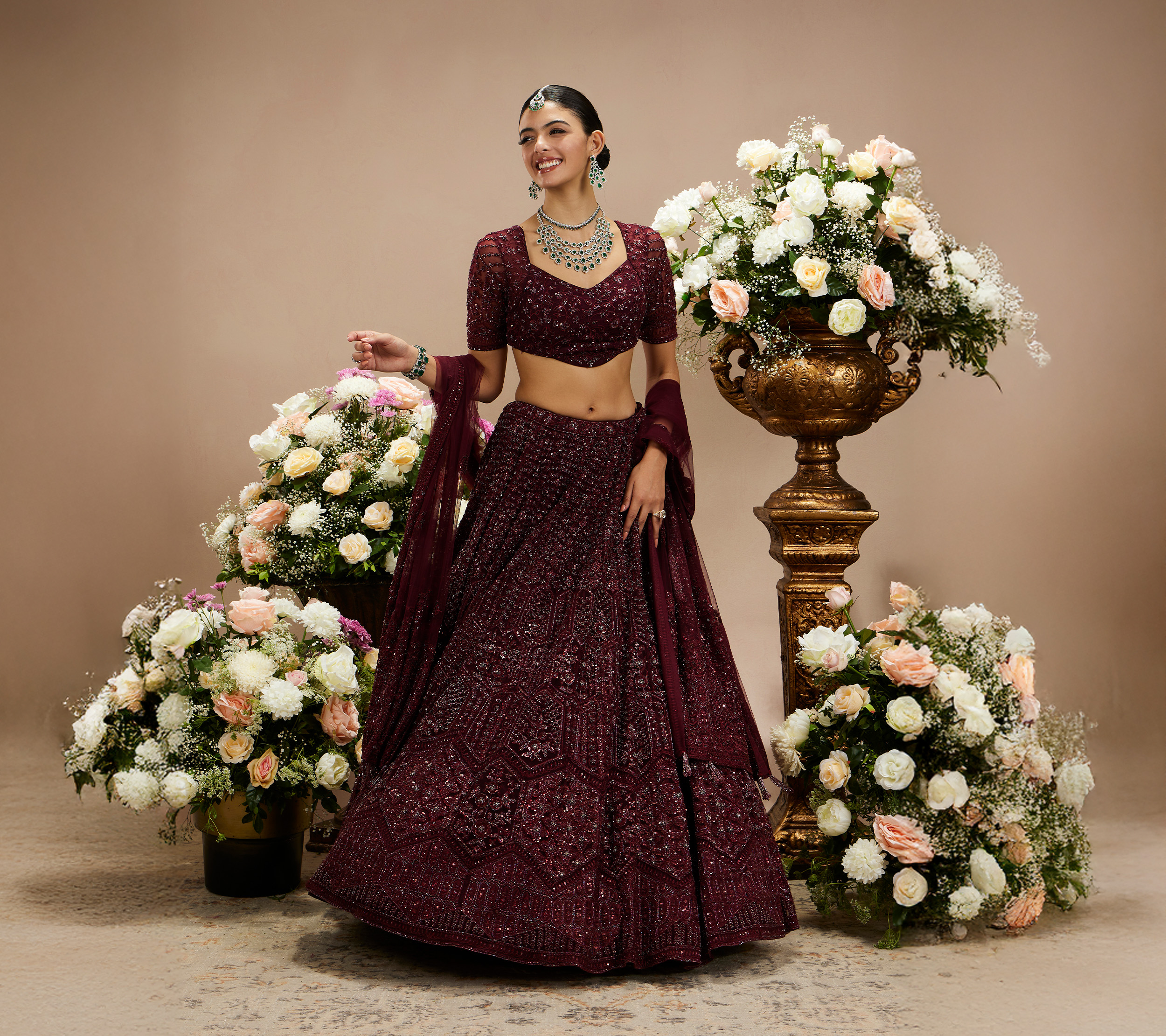 The Glitter Net Lehenga: A Must-Have for Every Woman's Wardrobe