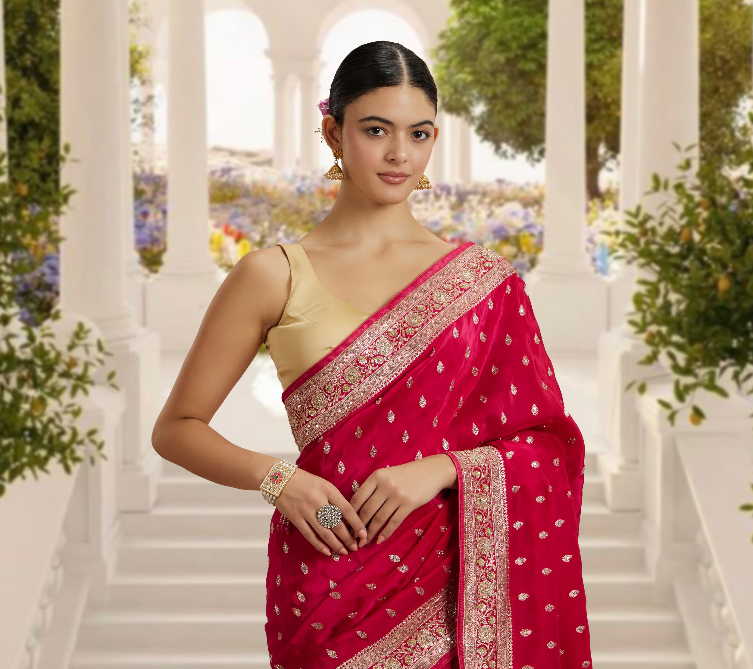 Red Hot Trends: How to Wear a Red Silk Saree Beyond Weddings