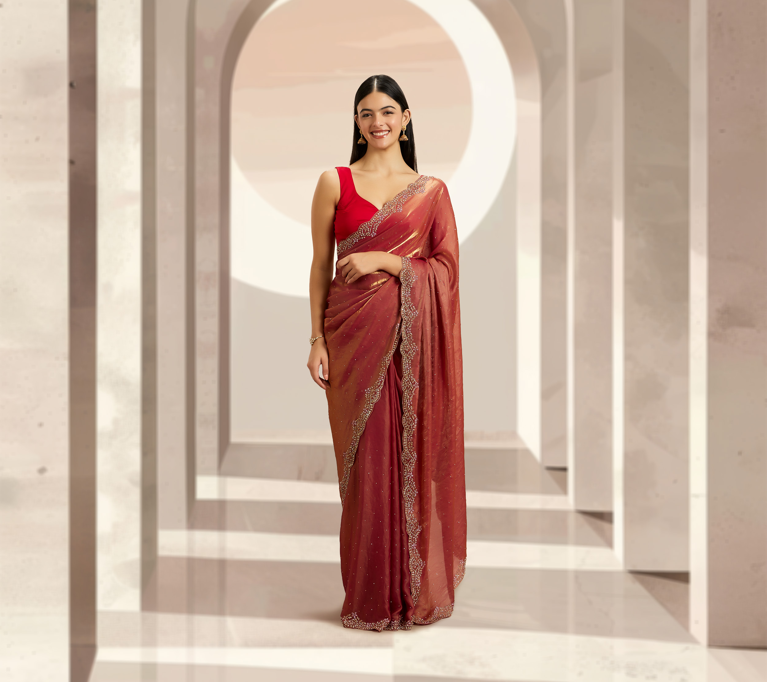 Sparkle & Shine: Styling Red Sequin Sarees for Any Occasion
